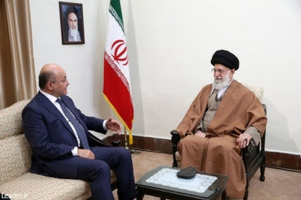 سپاه نیوز: حضرت آیت‌الله خامنه‌ای در دیدار رئیس جمهور عراق تاکید کردند: عراقِ عزیز، قوی، مستقل و پیشرفته برای ایران بسیار مفید است و ما در کنار برادران عراقی خود خواهیم بود.