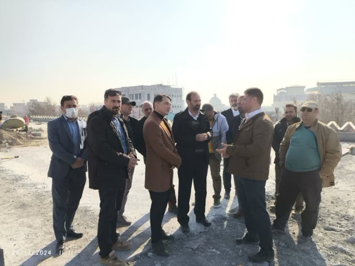 بازدید مدیرعامل سازمان نوسازی تهران از پروژه فاخر باغ‌راه حضرت فاطمه (س)
