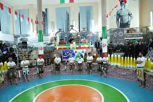 آیین اهدای کمربند پهلوانی بسیج با حضور سردار سلیمانی رئیس سازمان بسیج مستضعفین