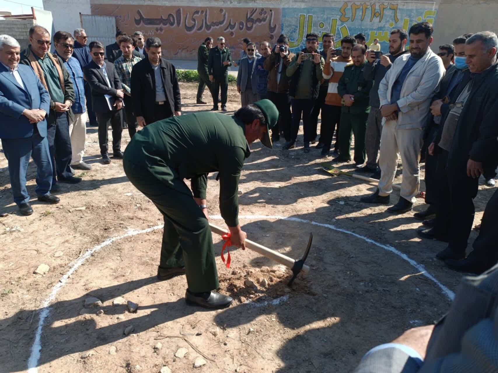 آغاز عملیات اجرایی ساخت کلینیک تخصصی درمانی شهید بهروزی تیپ نیرو مخصوص امام حسن مجتبی علیه السلام نیروی زمینی سپاه