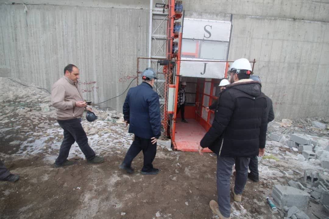 بازدید رئیس دانشگاه علوم پزشکی تبریز از پروژه پژوهشگاه ربع رشیدی