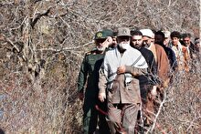 حضور سردار نقدی بر مزار سنجرخان