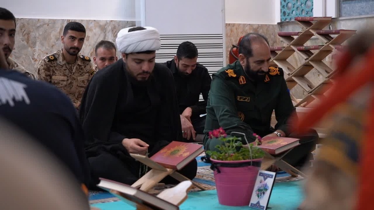 آغاز سالی معنوی با توسل به امیرالمؤمنین (ع) در سپاه استان البرز