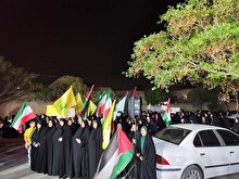 تجمع دانشجویان پایتخت مقاومت جهان اسلام کرمان در حمایت از مردم مظلوم غزه
