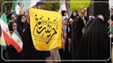 تجمع گسترده دانشجویان و مردم کرج در حمایت از مردم مظلوم غزه