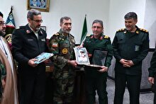 دیدار صمیمانه سردار محمدی اصل با امیر نباتی به مناسبت روز ارتش