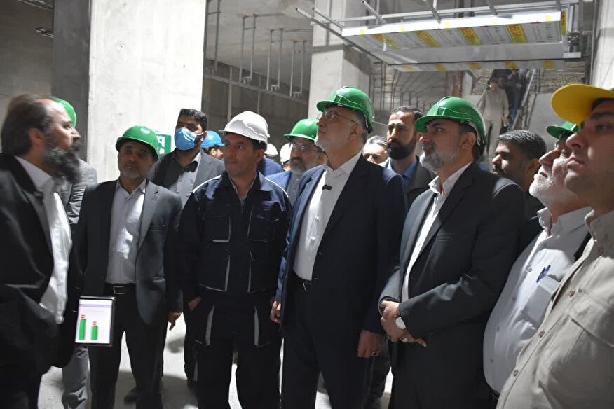 بازدید شهردار تهران از عملیات اجرایی ایستگاه ورزشگاه تختی