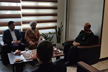 دیدار امام جمعه و مسئولین شهرستان نظرآباد، با فرمانده سپاه امام حسن مجتبی(ع) استان البرز