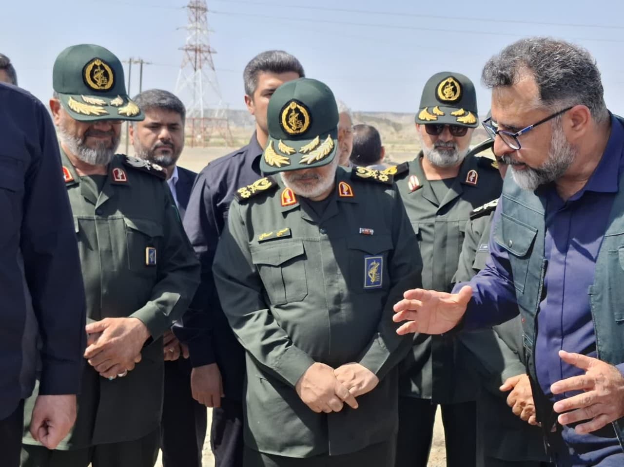 بازدید فرمانده کل سپاه از پروژه راه‌آهن چابهار – زاهدان؛ پیشرفت ۸۰ درصدی یک شاهکار ملی