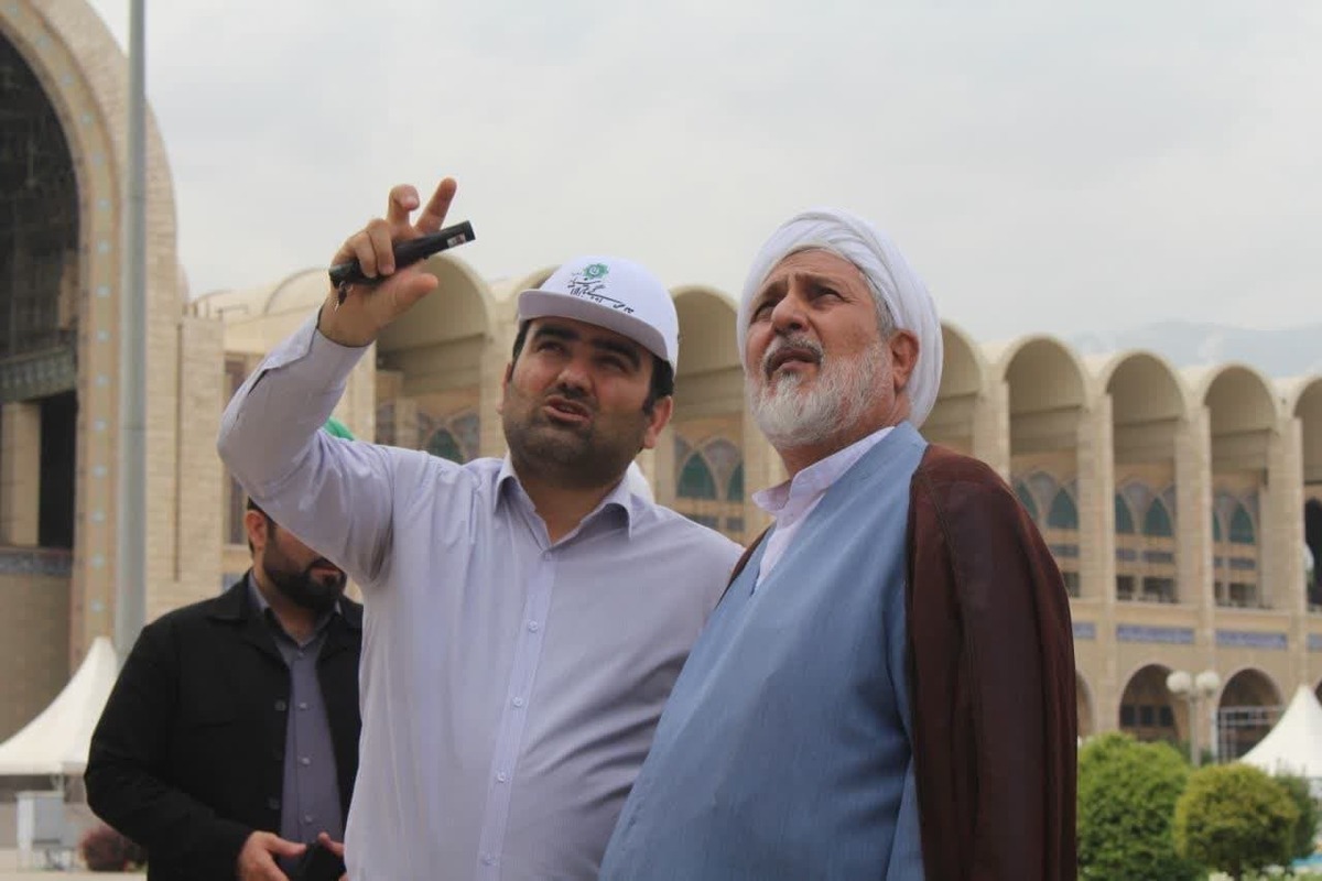 بازدید جانشین نمایندگی ولی فقیه در سپاه از عملیات اجرایی مصلای امام خمینی (ره)