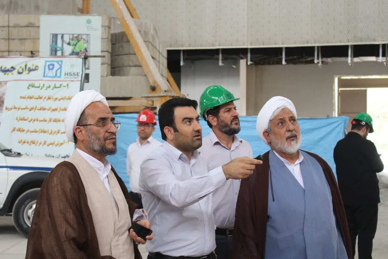 بازدید جانشین نمایندگی ولی فقیه در سپاه از عملیات اجرایی مصلای امام خمینی (ره)