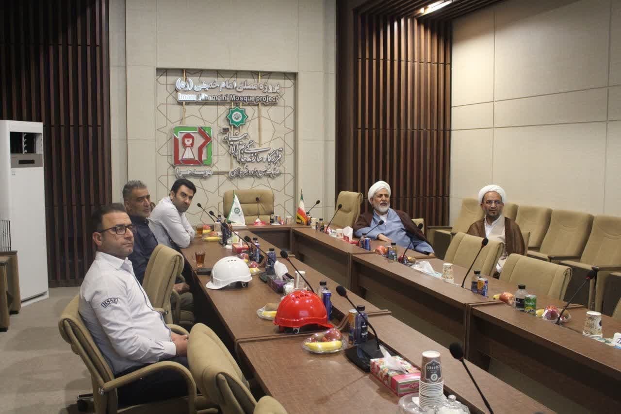 بازدید جانشین نمایندگی ولی فقیه در سپاه از عملیات اجرایی مصلای امام خمینی (ره)