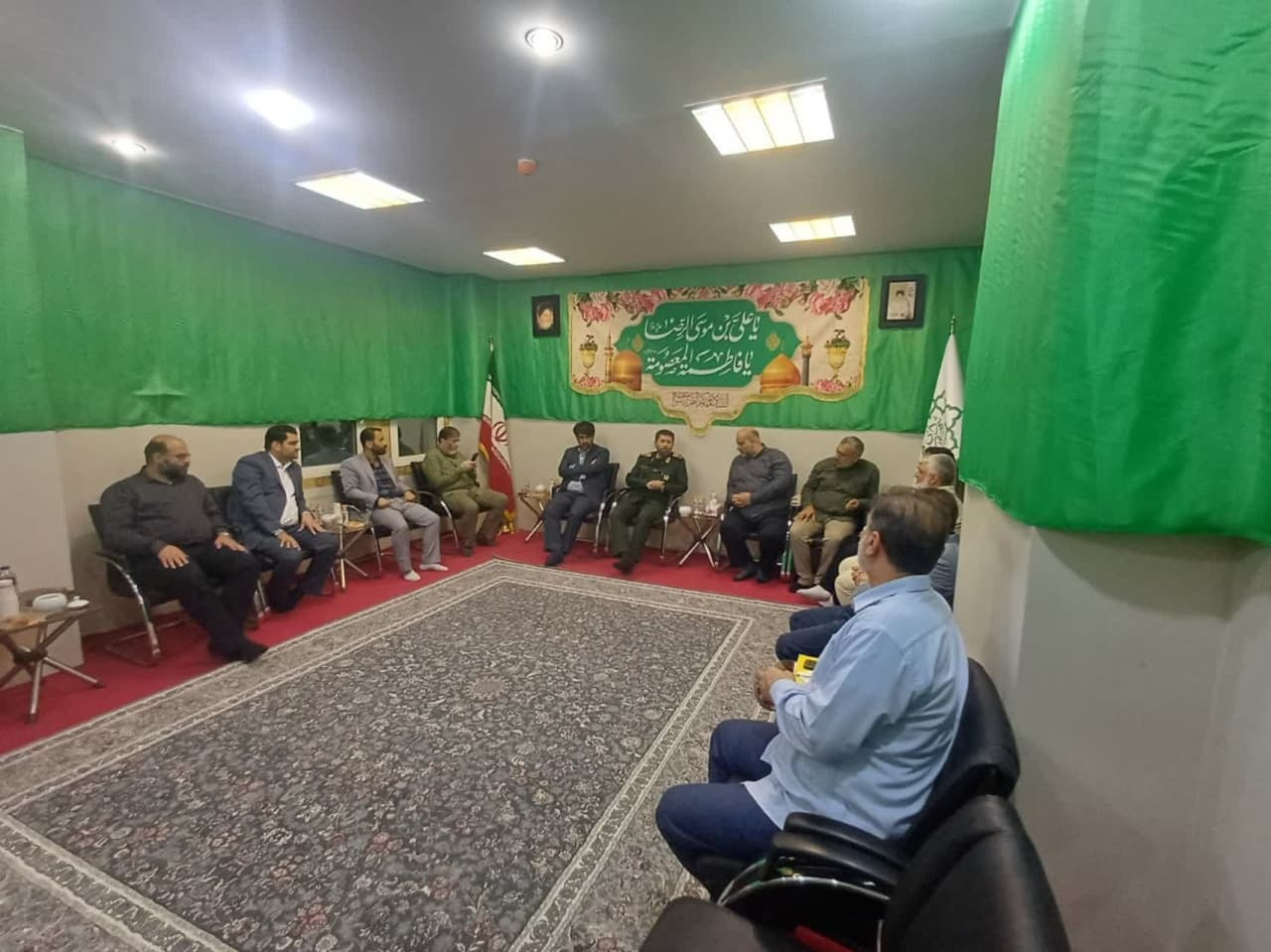 بازدید سردار فرماندهی سپاه تهران بزرگ از ستاد دهه کرامت و جشن امام رضایی ها