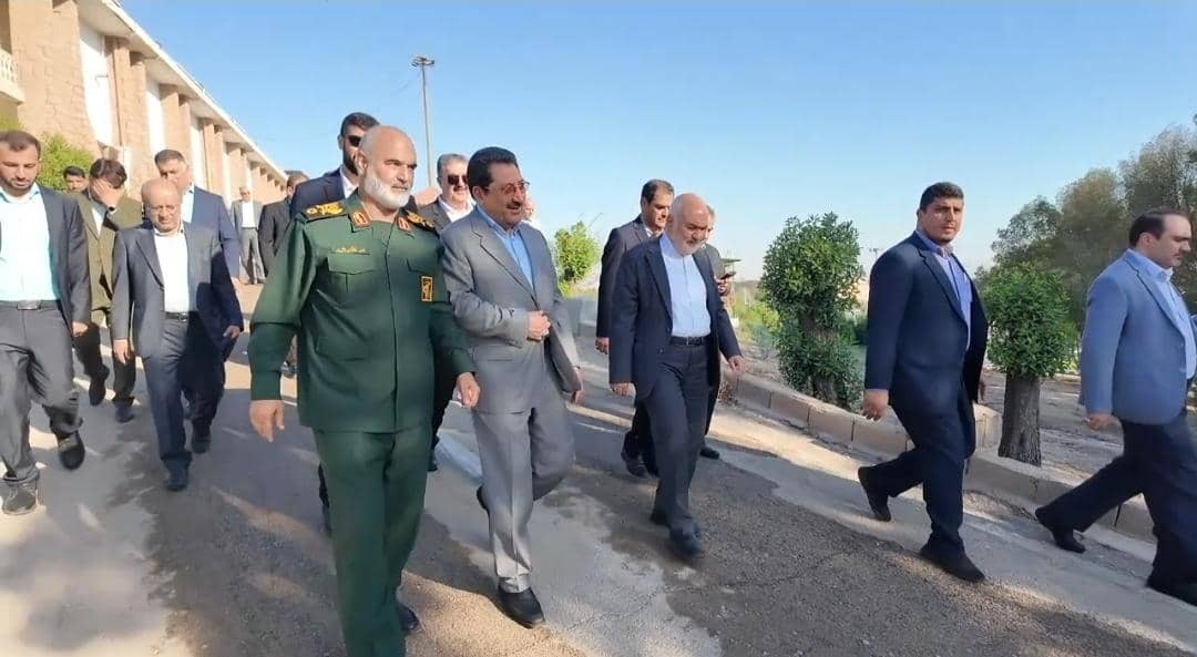 دیدار وزیر صنعت با فرمانده قرارگاه منطقه‌ای کربلا در خوزستان؛ تأکید بر همکاری برای تحقق شعار سال