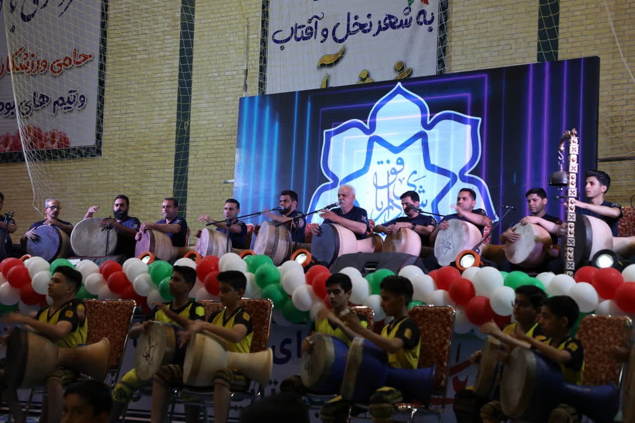 برگزاری همایش پهلوانان نوجوان زورخانه‌ای شهرستان بافق با حضور فرمانده سپاه الغدیر یزد