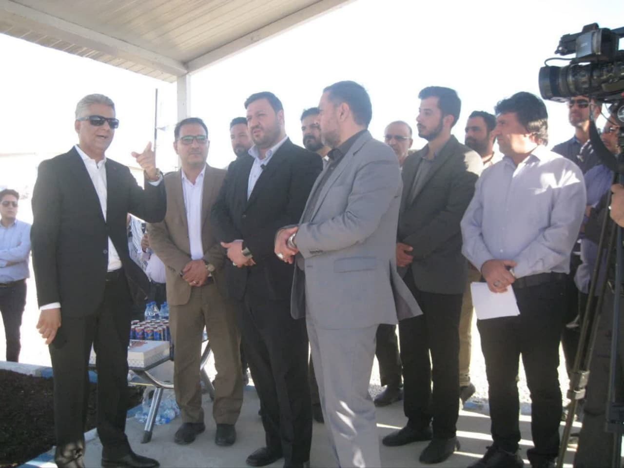 بازدید نماینده مجلس و مسئولان استانی از پروژه مدول دوم تصفیه‌خانه فاضلاب کرمانشاه