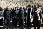 حضور جانشین فرماندهی کل سپاه در روستای صعب العبور دهدلی در شهرستان اردل استان چهارمحال و بختیاری