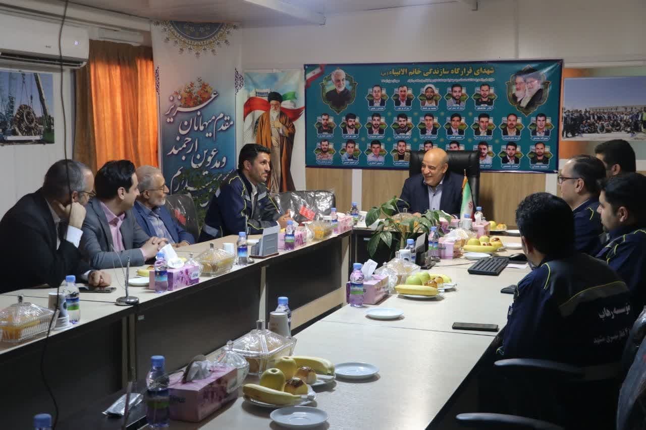بازدید دکتر شاکری و جمعی از مدیران کشوری از پروژه‌های زیرساختی کلان‌شهر مشهد