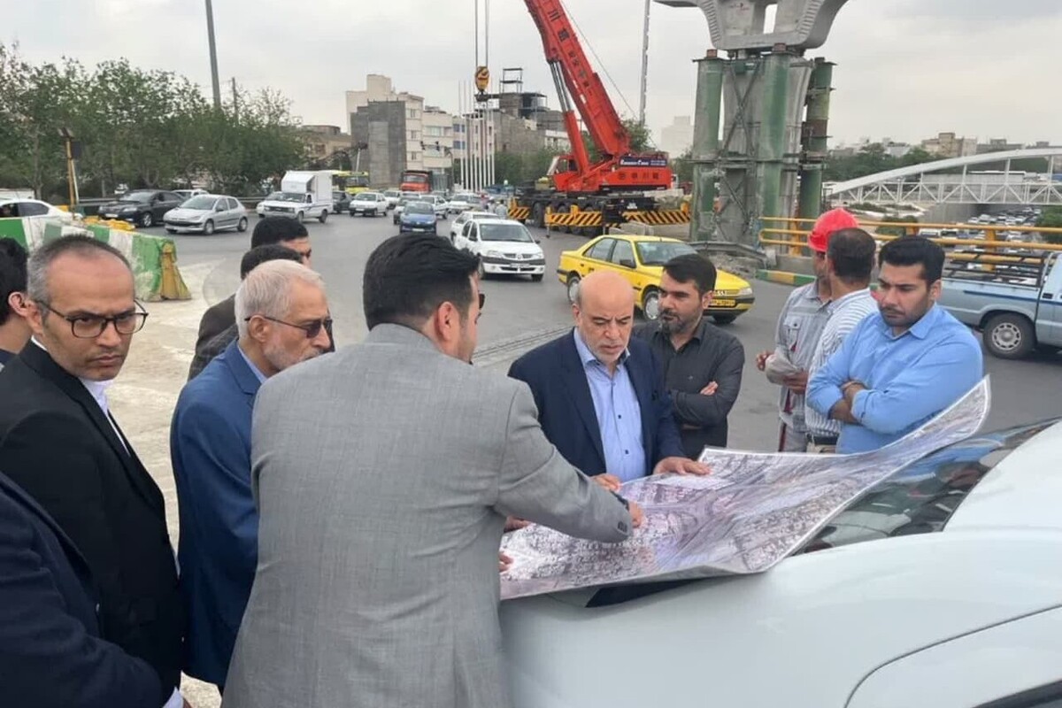بازدید دکتر شاکری و جمعی از مدیران کشوری از پروژه‌های زیرساختی کلان‌شهر مشهد