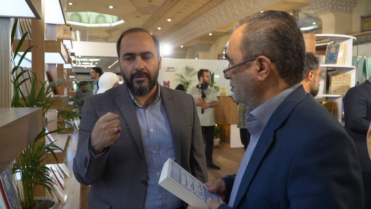 بازدید سردار حاجی‌زمانی از نمایشگاه بین‌المللی کتاب تهران و تشریح دستاوردهای قرارگاه سازندگی خاتم‌الانبیاء(ص) در حوزه نشر