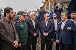بازدید معاون اول رئیس‌جمهور و فرمانده قرارگاه سازندگی خاتم‌الانبیاء (ص) از پروژه ملی انتقال آب ارس به تبریز