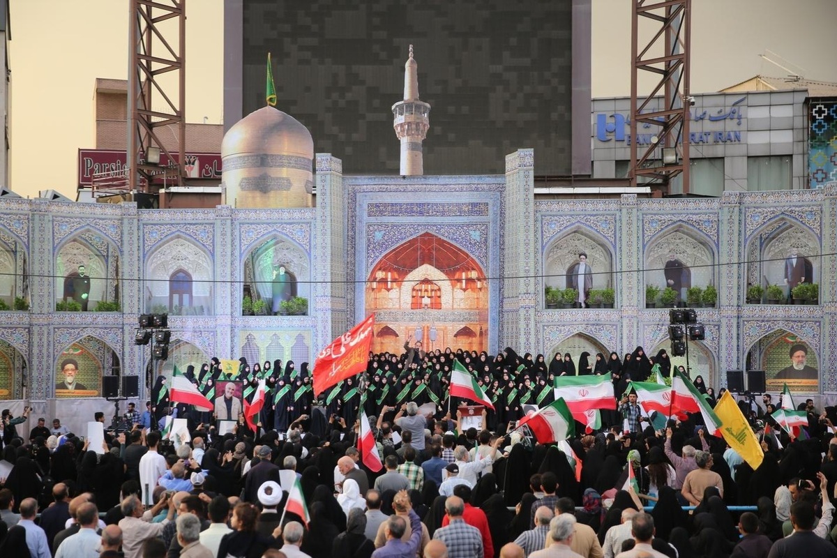 مراسم سالگرد شهدای خدمت در میدان امام حسین تهران(ع)