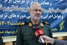 ابلاغ برنامه‌های آموزشی سالیانه و تقدیر از مربیان برتر سپاه ولی‌عصر (عج) خوزستان
