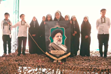 برگزاری مراسم گرامیداشت نخستین سالگرد شهدای خدمت با حضور خادمین حرم مطهر رضوی در مزار شهدای کرمانشاه