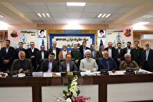 دیدار مسئولین استان اردبیل با فرمانده سپاه حضرت عباس (ع) به مناسبت سالروز تاسیس سپاه
