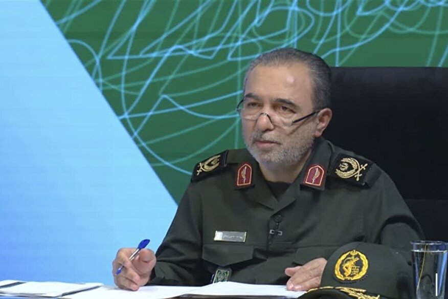 حضور سردار حاجی‌زمانی، معاون هماهنگ‌کننده قرارگاه سازندگی خاتم‌الانبیاء(ص) در برنامه صف اول