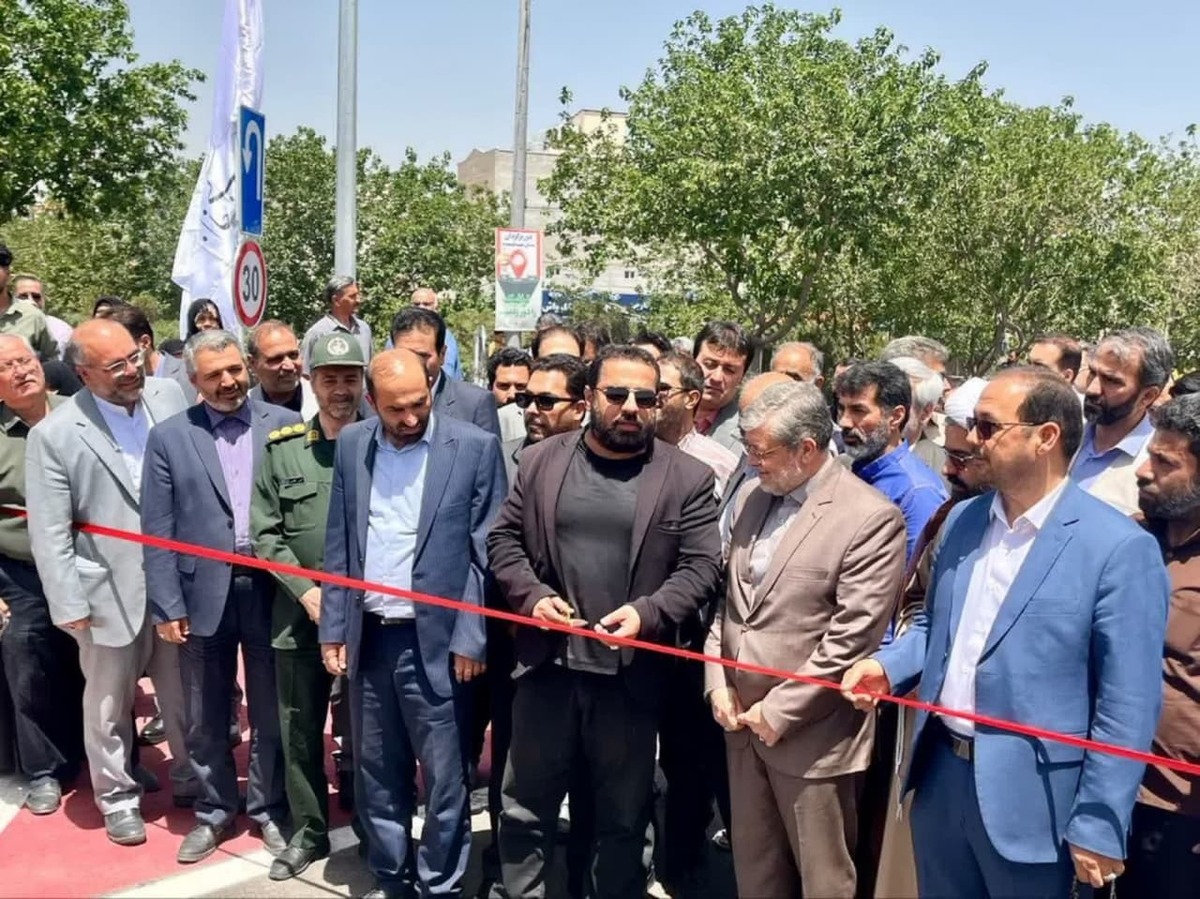 آیین افتتاح دوربرگردان تقاطع سه‌سطحی میدان شهید فهمیده مشهد
