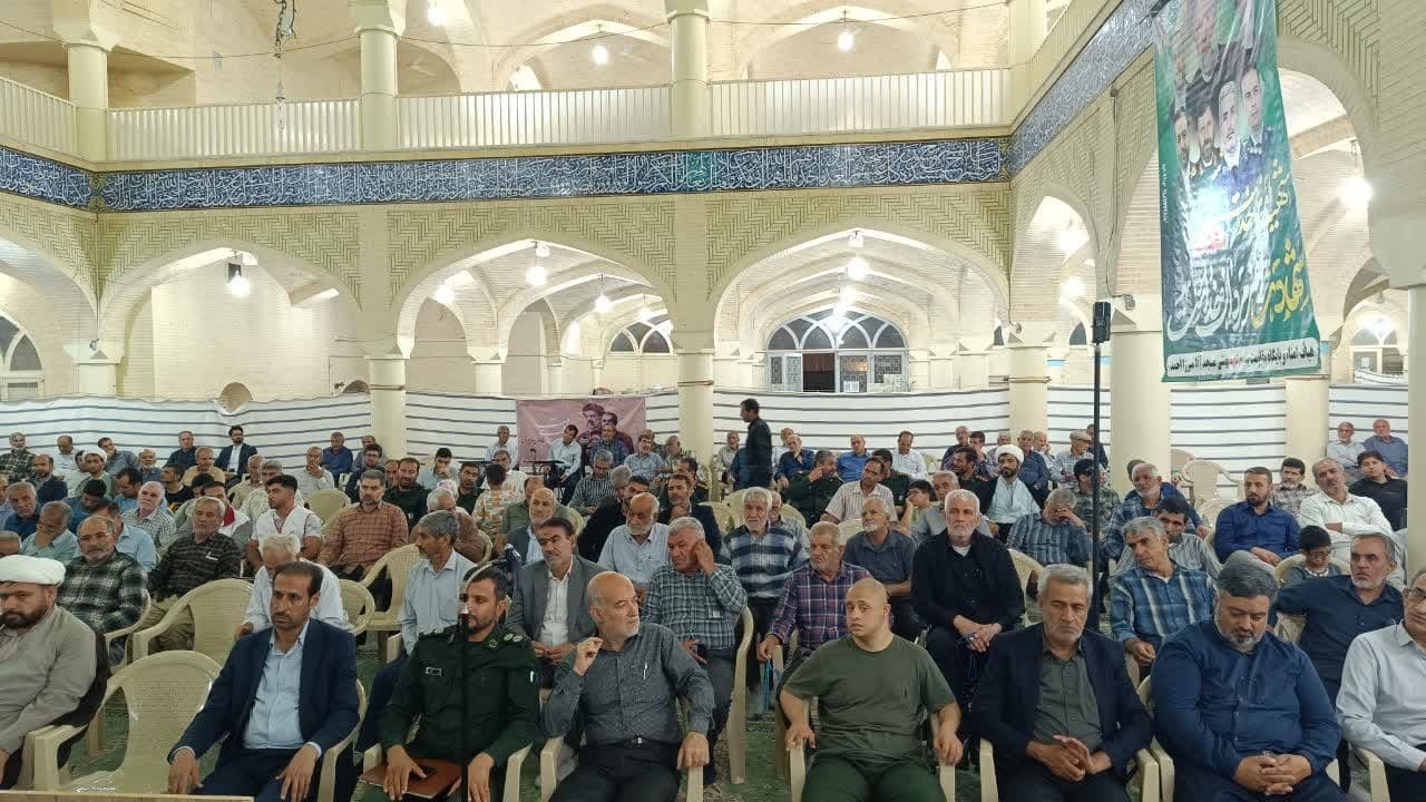 برگزاری مراسم نخستین سالگرد شهادت شهدای خدمت در ارسنجان