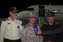 سرلشکر باقری برای بازدید از طرح انسداد مرزهای شرقی وارد زاهدان شد