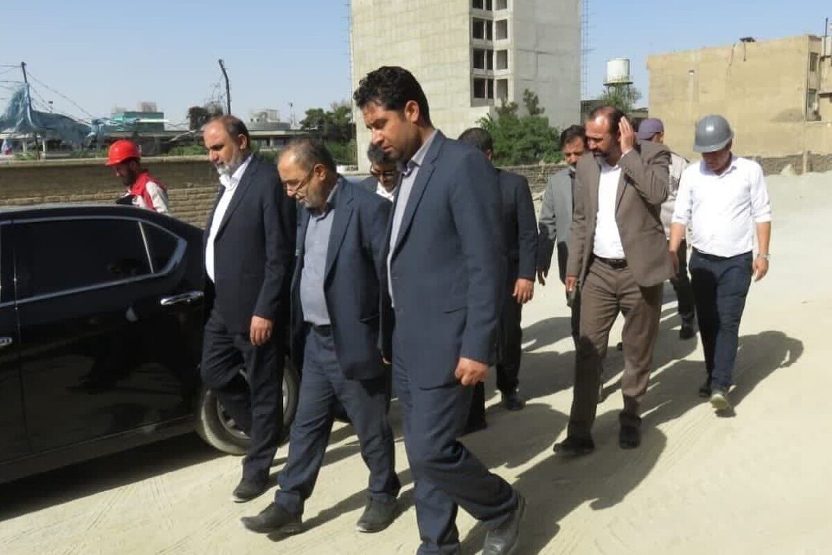 بازدید معاون هماهنگ‌کننده قرارگاه خاتم از پروژه راهبردی ساماندهی تأسیسات تونل راه‌آهن تهران–تبریز