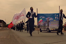 حرکت کاروان دوی امدادی عاشقان حسینی دانشگاه حضرت امیرالمومنین (ع)