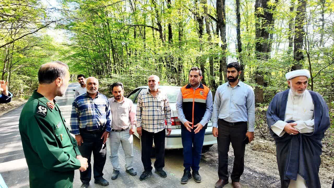 افتتاح فاز اول آسفات محور کوهستانی کندسکوه شهرستان گالیکش