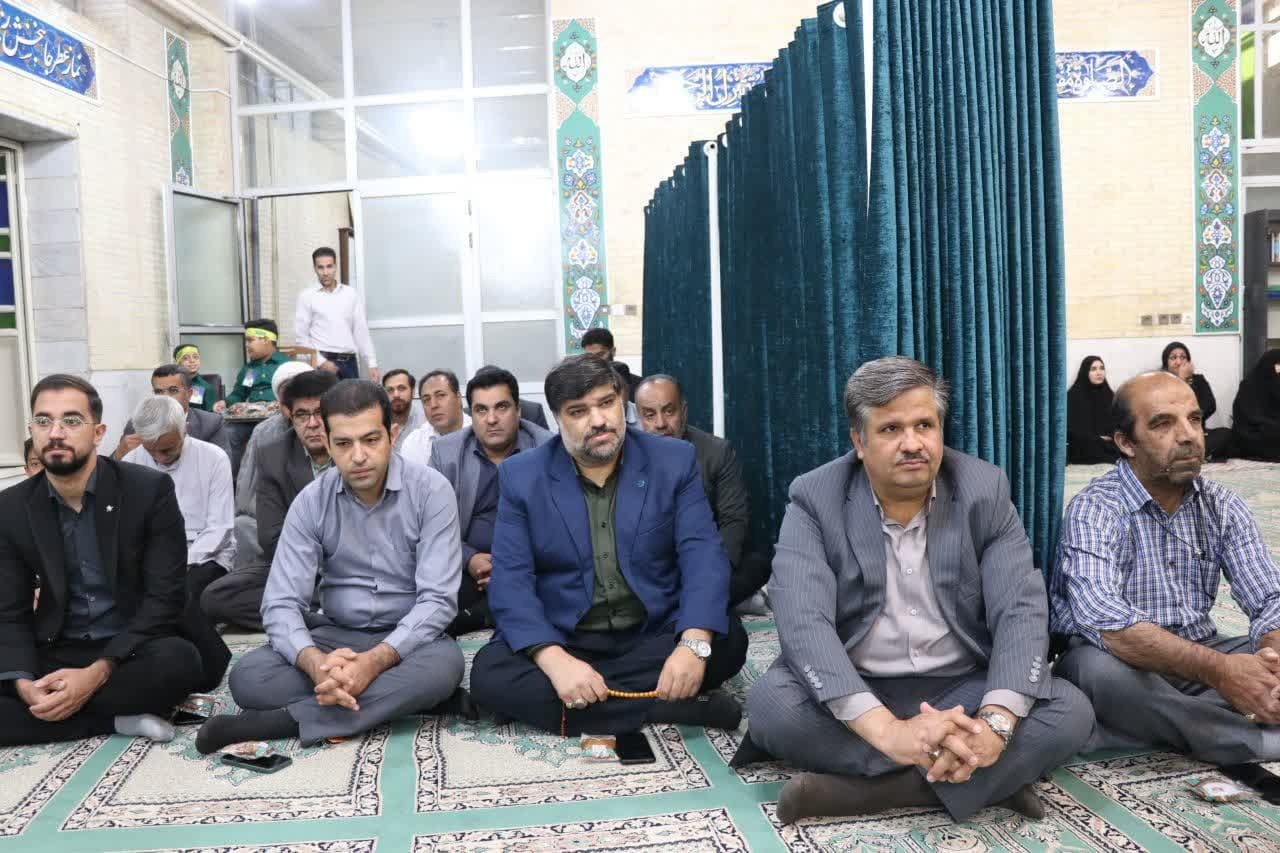 برگزاری مراسم یادبود جانباز معزز دوران دفاع مقدس شهید حسین امیدواری