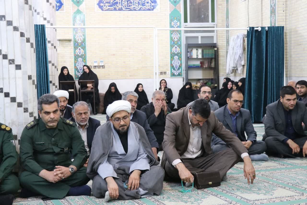 برگزاری مراسم یادبود جانباز معزز دوران دفاع مقدس شهید حسین امیدواری