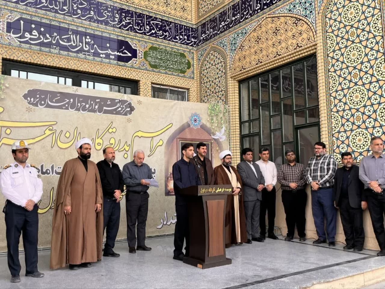 اعزام کاروان مردمی و بسیحیان شهرستان دزفول به مرقد امام (ره)