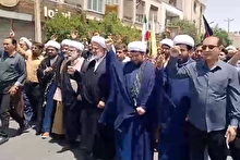 مردم کازرون با راهپیمائی خشم و انزجار خود را علیه اسرائیل و استکبار جهانی اعلام داشتند