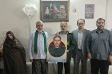 حضور فرمانده سپاه قم در شهید شاخص سال ۱۴۰۴ استان