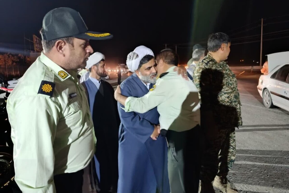 سرکشی مسئول دفتر نمایندگی ولی فقیه سپاه حضرت جوادالائمه علیه‌السلام از اقدامات تأمینی صورت گرفته