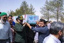 تشییع شهید والا مقام اکبر مطلبی زاده