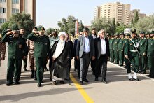 برگزاری صبحگاه مشترک نیروهای نظامی به مناسبت سوم خرداد