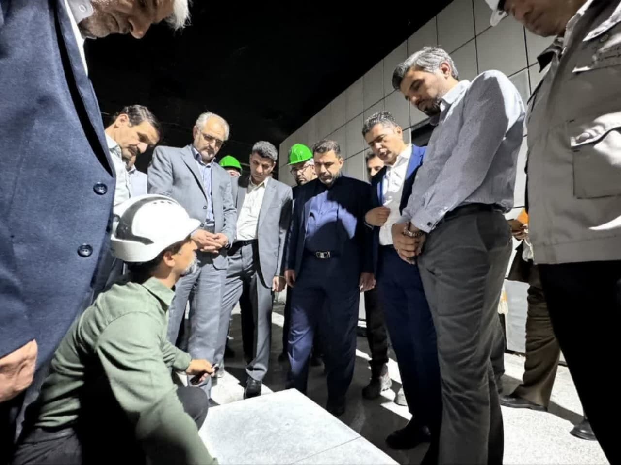 بازدید شهردار قم از پروژه خط ۲ قطار شهری شیراز