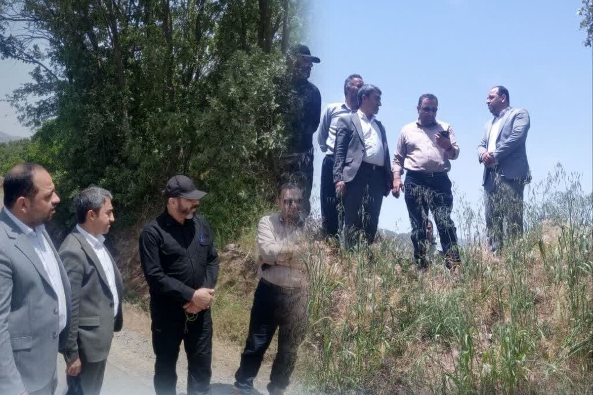 بازدید رئیس سازمان بسیج کردستان از طرح آبخیز تا جالیز