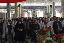 برگزاری مراسم ازدواج آسان ۱۰ زوج در شهرستان بافت