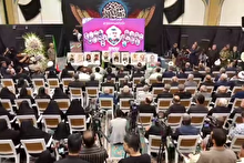 حضور انقلابی مردم قزوین در مراسم گرامیداشت شهدای جنگ تحمیلی در حمله تروریستی رژیم غاصب اسرائیل