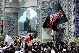تشییع باشکوه پیکر مطهر شهید ایزدی در قم