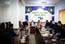 مراسم تودیع و معارفه مسئول دفتر نمایندگی ولی‌فقیه در بسیج دانشجویی مازندران برگزار شد